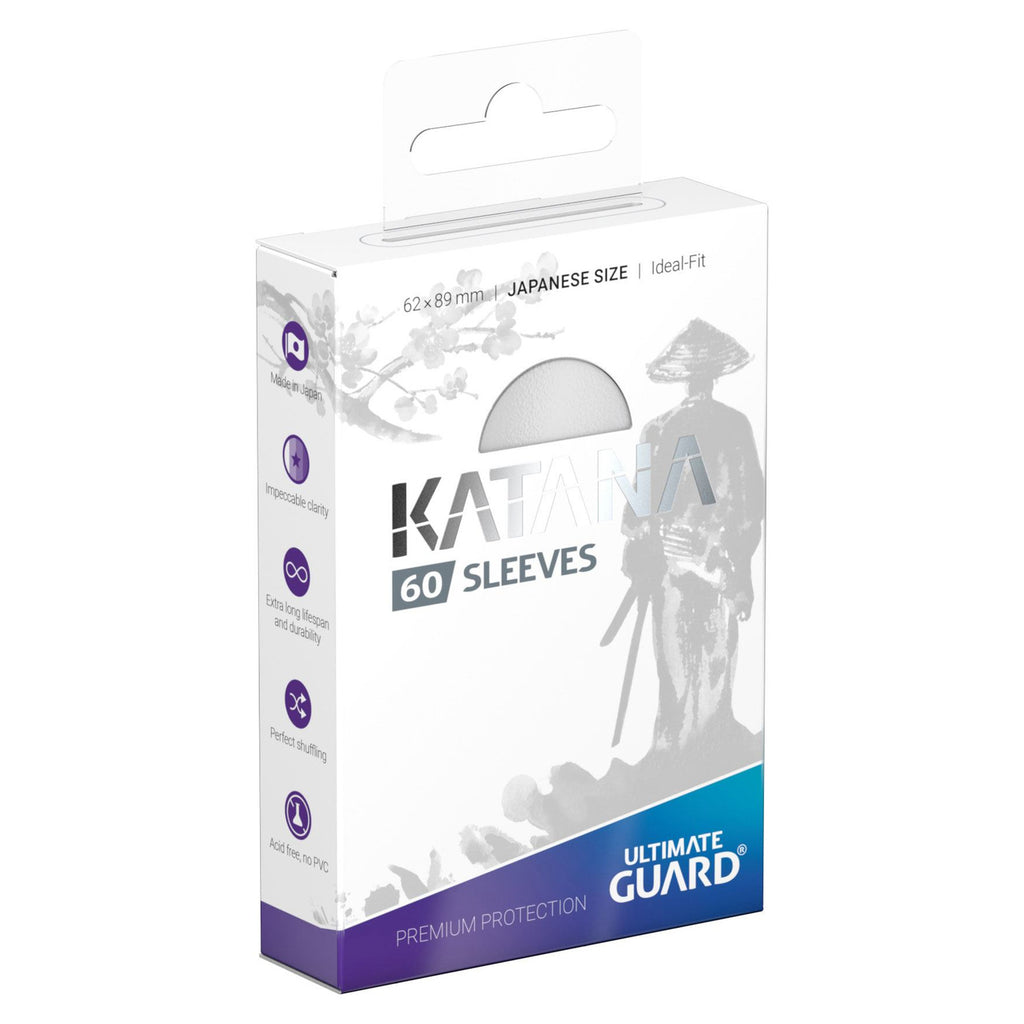 Product image Katana Card Sleeves White 60 Set Ultimate Guard for TCG Japanese Size