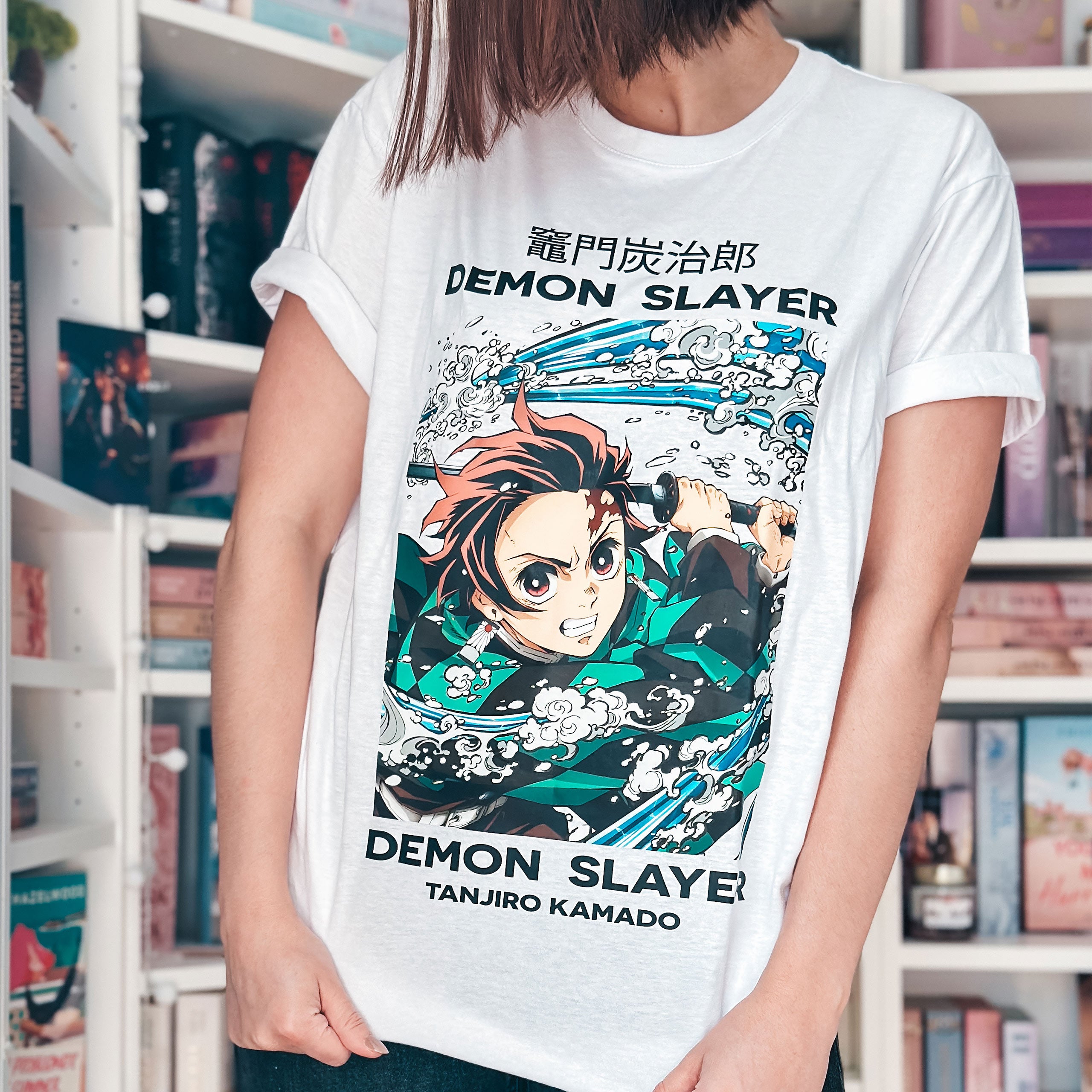 Product image Demon Slayer - Tanjiro Whirlpool T-Shirt white