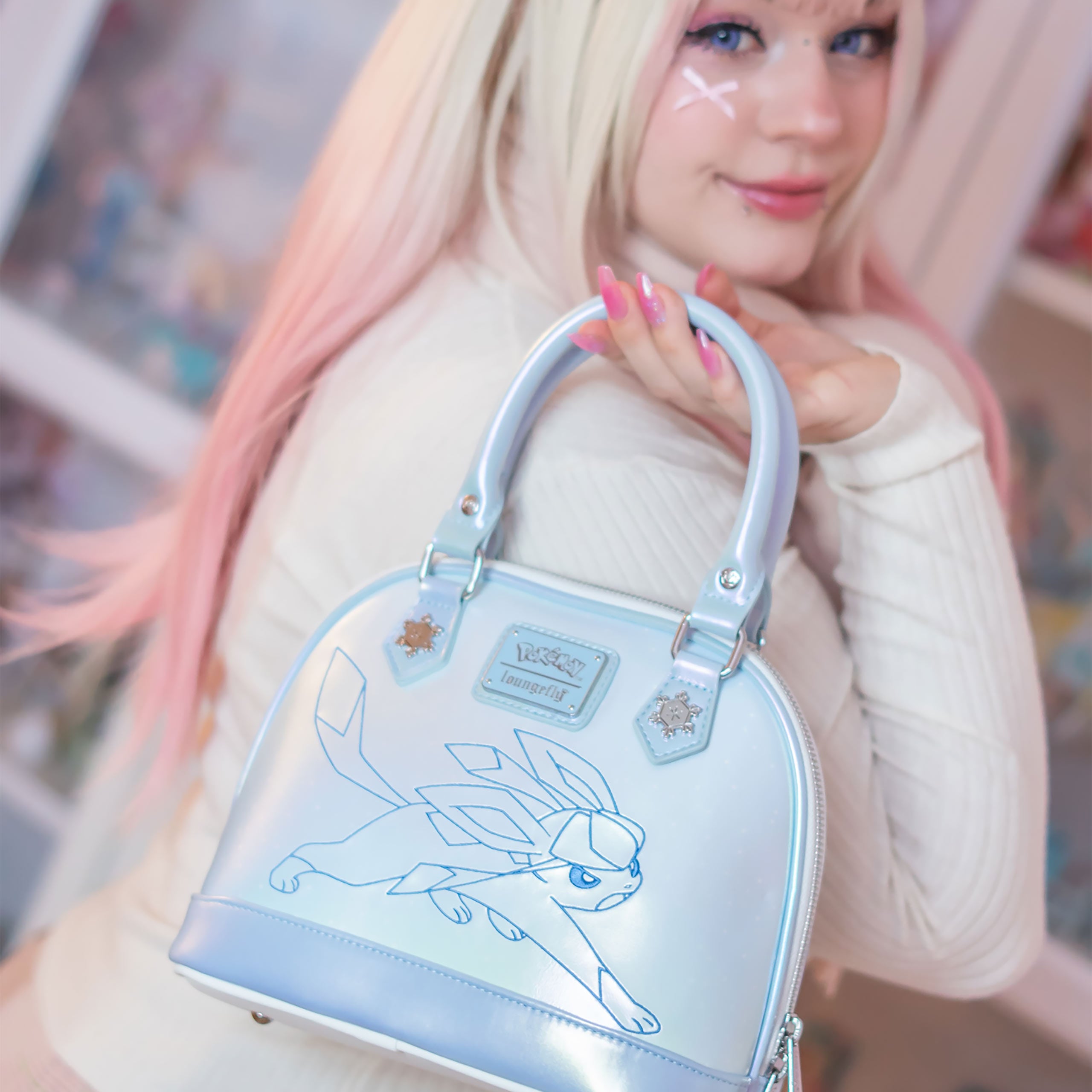 Pokémon - Glaceon and Vulpix Winter Handbag – Elbenwald