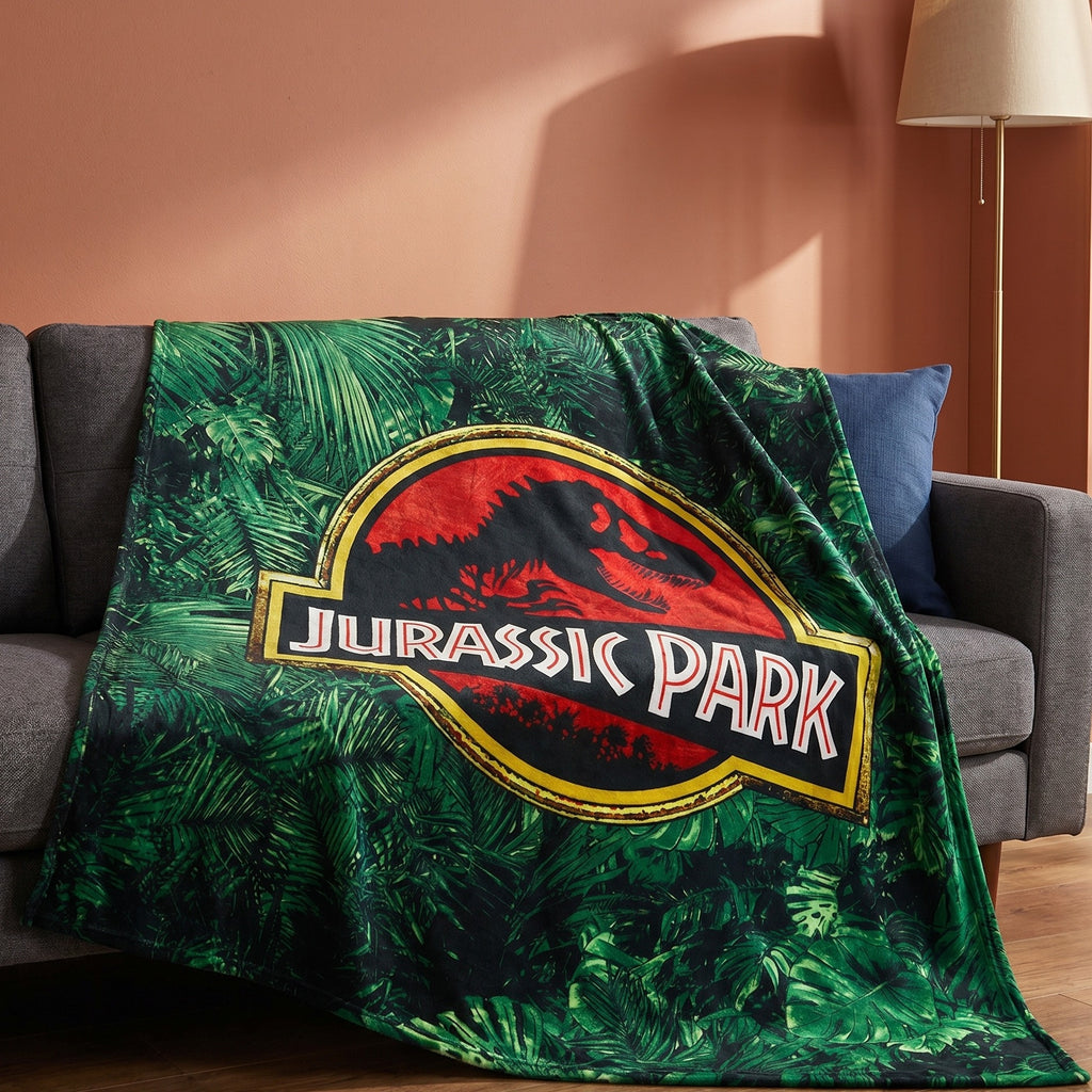 Product image Jurassic Park - Jungle Logo Fleece Blanket