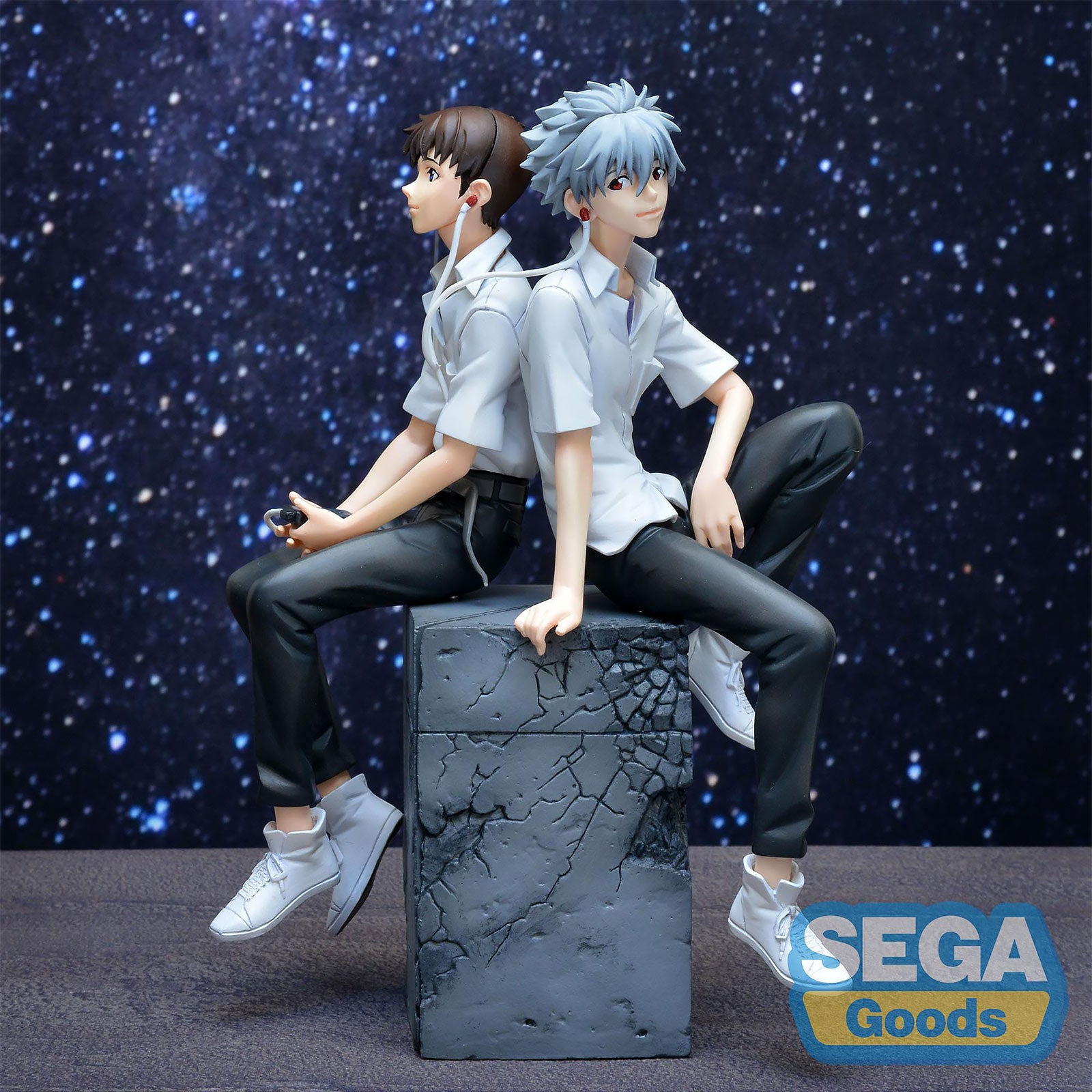 B2 VINTAGE EVANGELION 『REI KAWORU SINJI』 Shinji Figure - Rebuild of Evangelion Shinji & Kaworu New