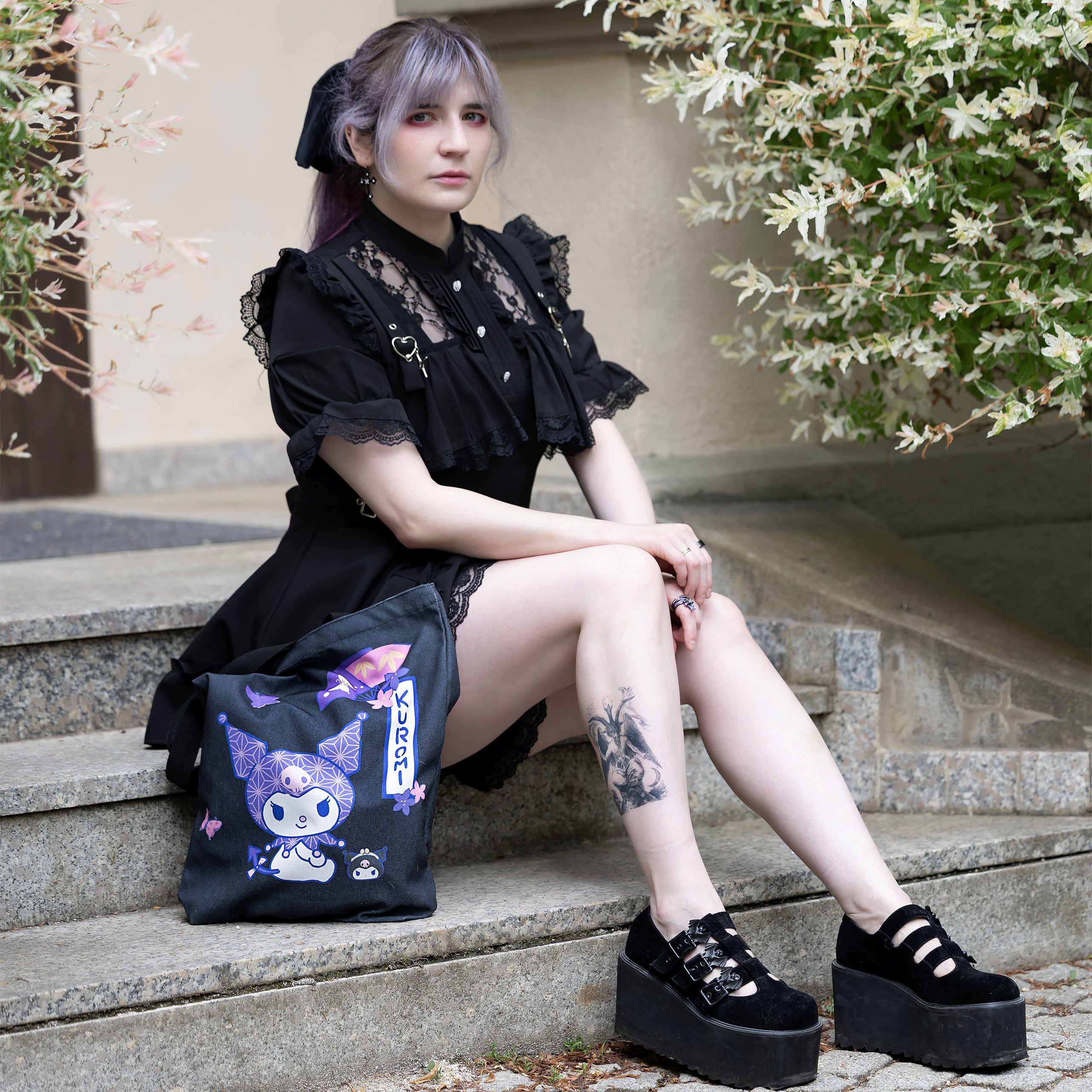 Sanrio - Kuromi Hello Kitty and Friends Tote Bag – Elbenwald