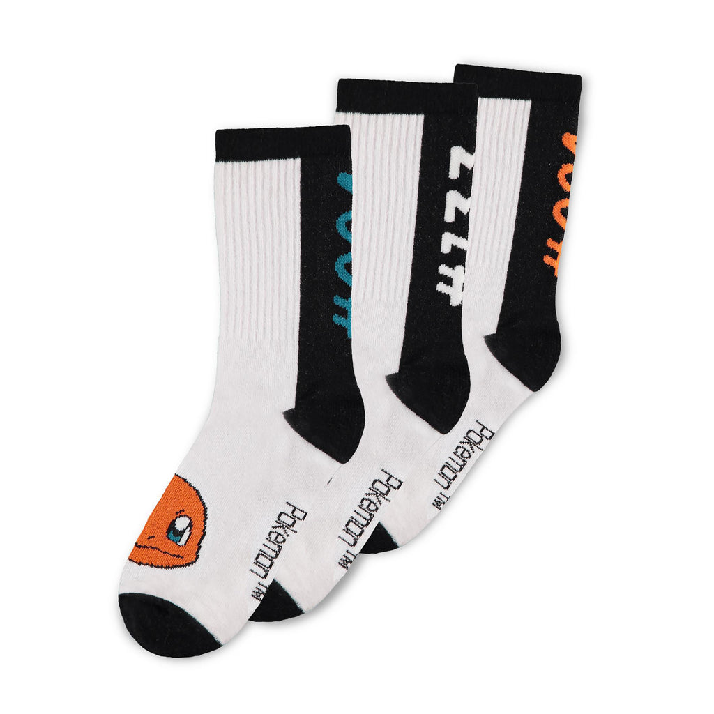 Product image Charmander, Gengar and Eevee Socks 3-Pack - Pokémon