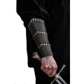 Product image Medieval Leather Bracers with Studs Black