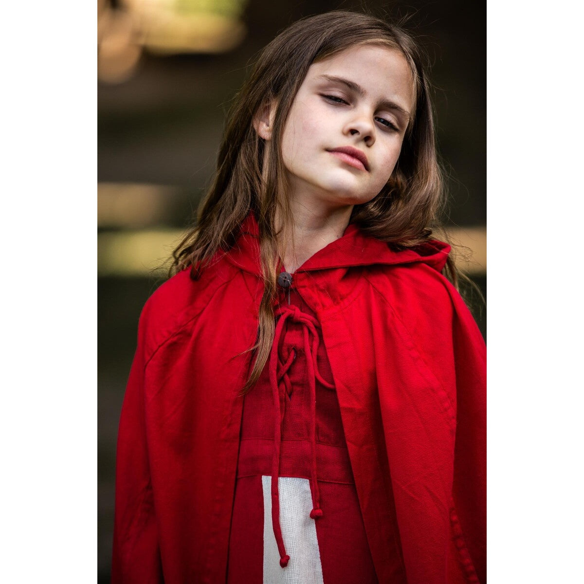 Product image Medieval Cape Cecilia for Kids red