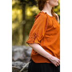 Product image Medieval Blouse Short Sleeve Vera brown