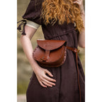 Product image Medieval Leather Belt Pouch Erin with Celtic Embossing