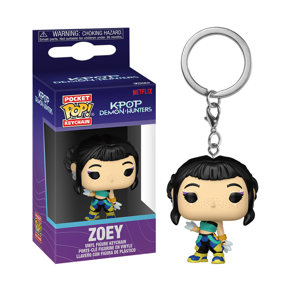 Product image KPop Demon Hunters - Zoey Funko Pop Keychain