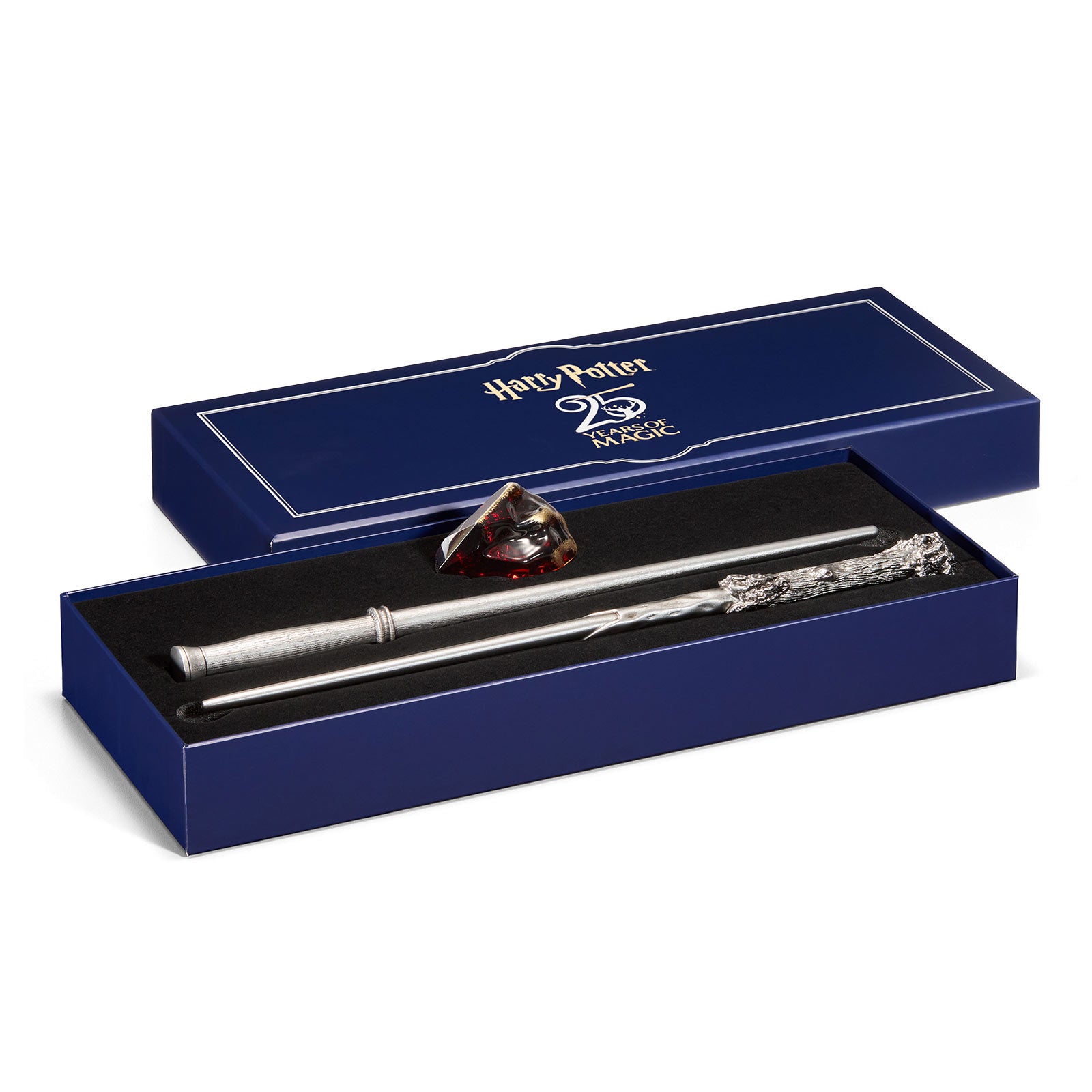 Harry Potter - Wand 2-Piece Set and Philosopher's Stone Replica