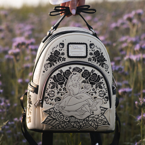 allintitle mini backpack Alice in Wonderland Outside is sturdy wear Bag Type:Mini Bags Color:#6 Ultimate Catfish Bow Size: