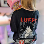 Product image One Piece - Monkey D. Luffy Oversize T-Shirt black