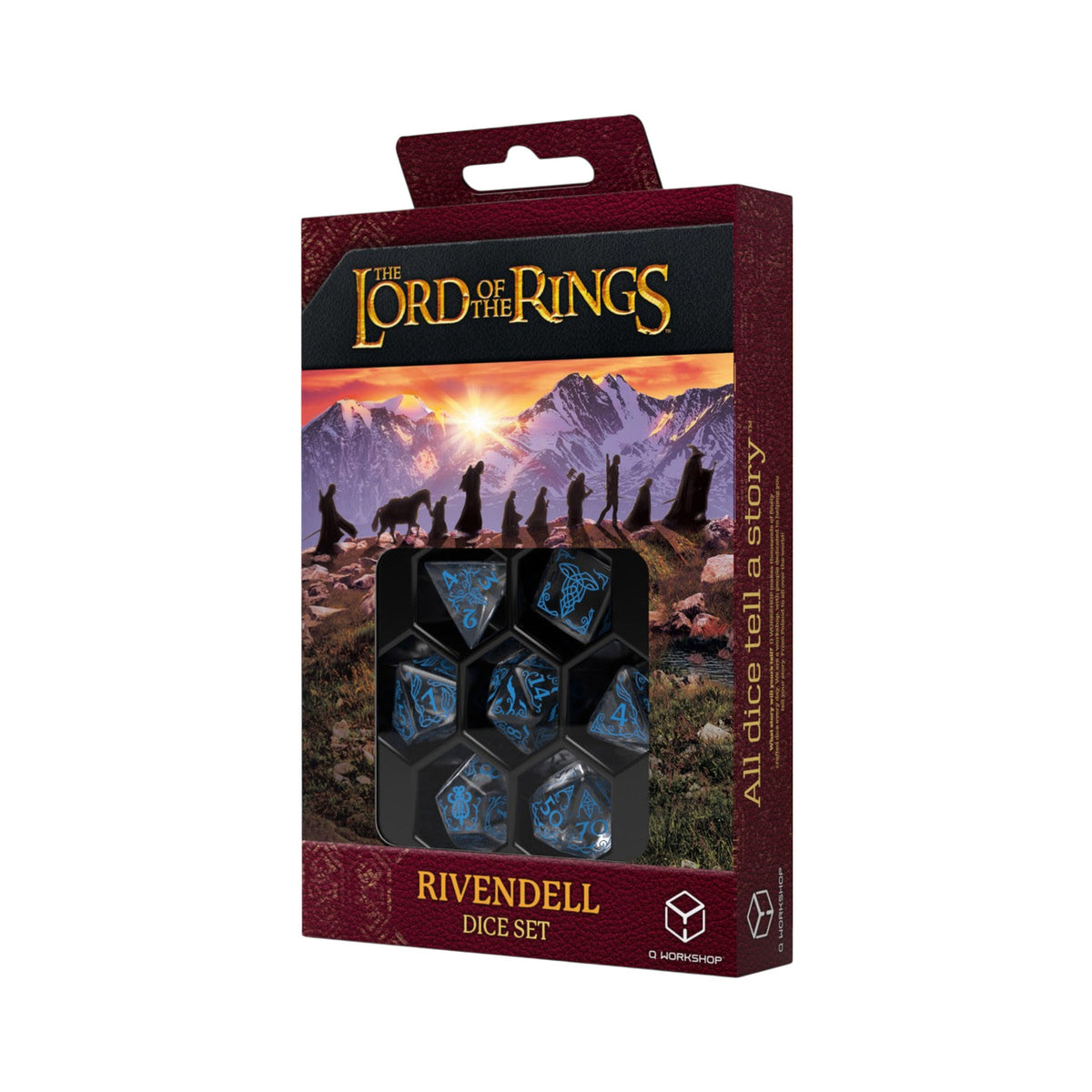 Product image The Lord of the Rings - Rivendell Water RPG Dice Set 7 pcs