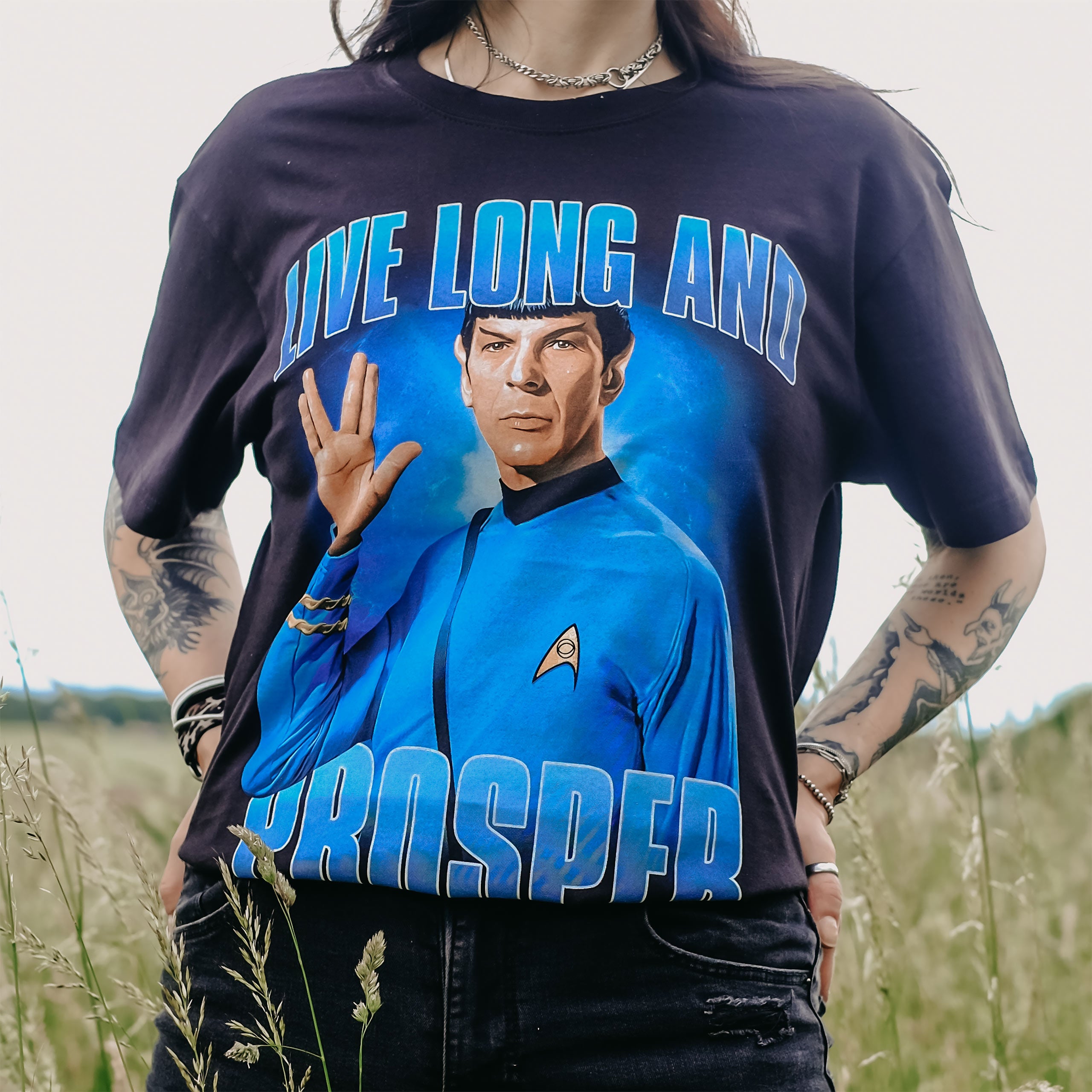 Spock Live Long And Prosper T-Shirt - Star Trek – Elbenwald