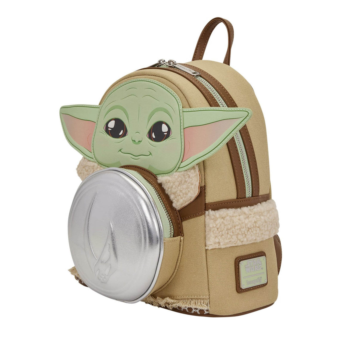 disney mini backpack star wars Grogu Sherpa quality construction and official zipper-security Color:Orange Orange Dots Dr. Martens Extra Tough