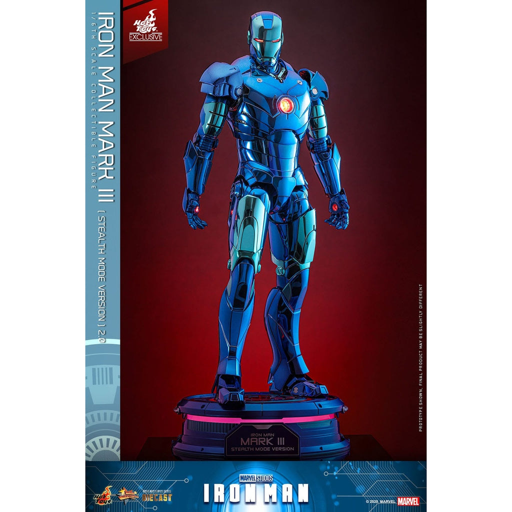 Product image Iron Man - Iron Man Mark III Masterpiece 1:6 Action Figure Stealth Mode Version Exclusive