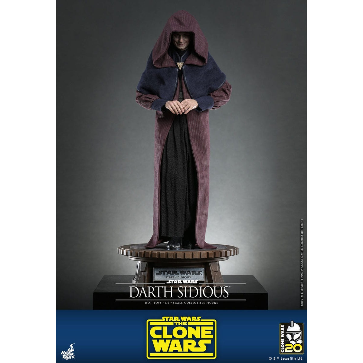 Product image Star Wars: The Clone Wars - Darth Sidious Action Figure 1:6