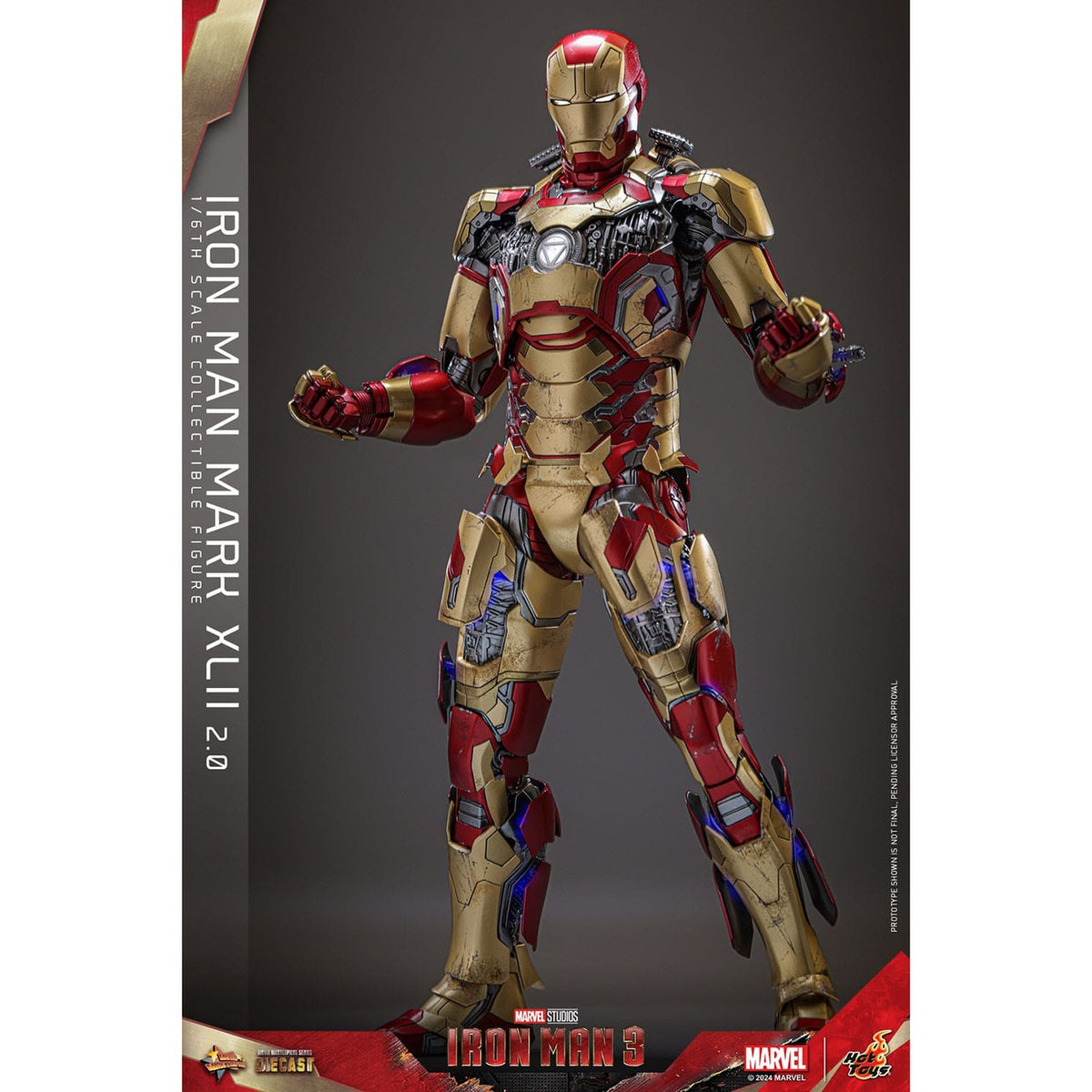 Product image Iron Man 3 - Iron Man Mark XLII Masterpiece Diecast 1:6 Deluxe Action Figure