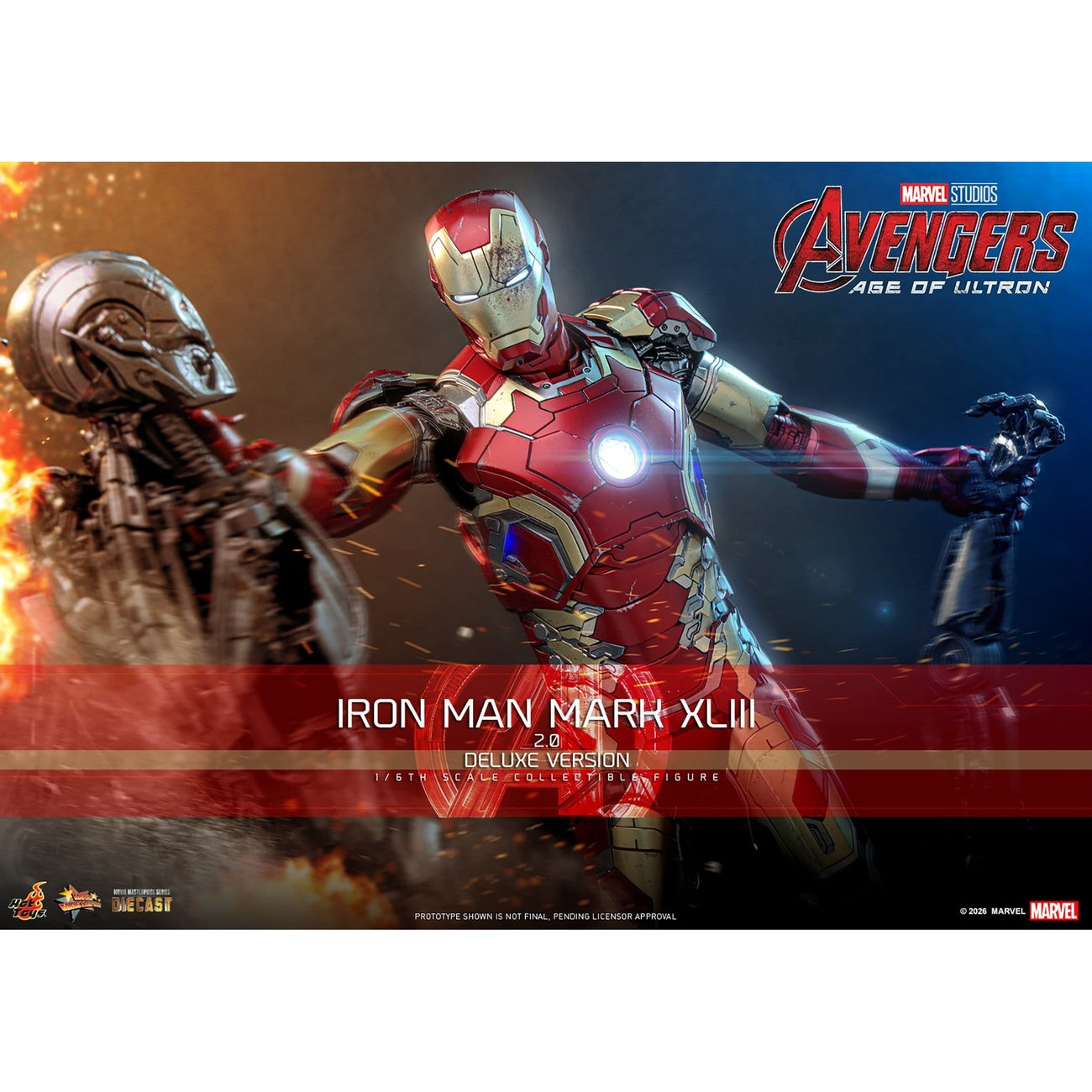 Avengers: Age of Ultron - Iron Man Mark XLIII Masterpiece 1:6
