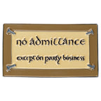 Product image The Lord of the Rings - No Admittance Magnet