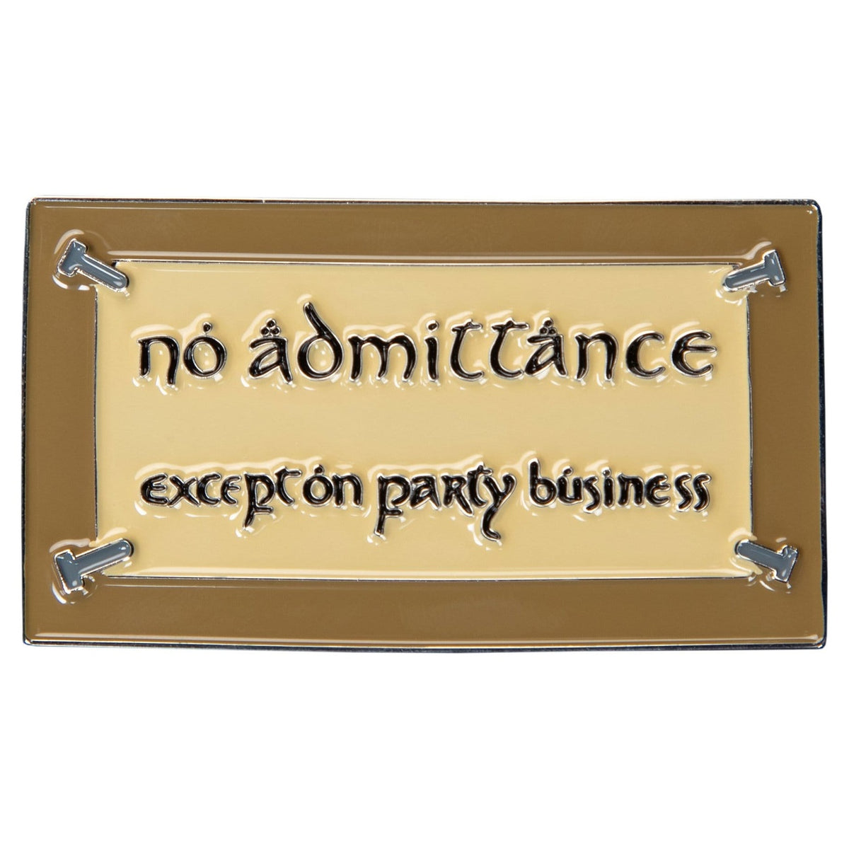 Product image The Lord of the Rings - No Admittance Magnet