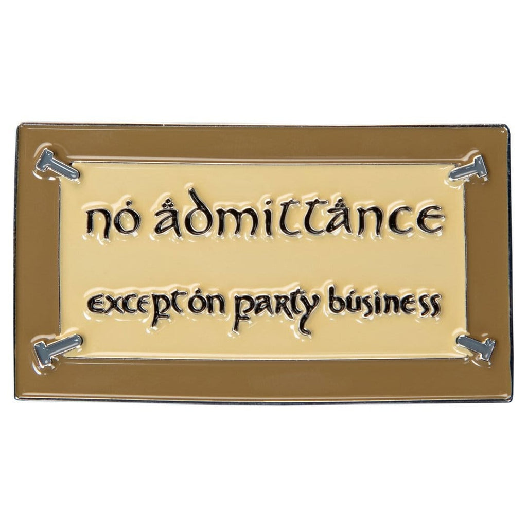 Product image The Lord of the Rings - No Admittance Magnet