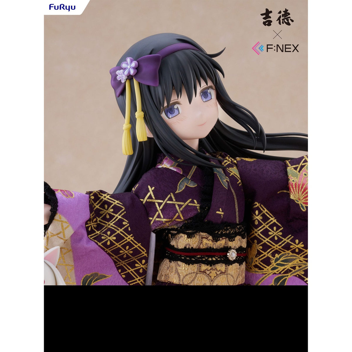 Product image Puella Magi Madoka Magica F:NEX PVC Statue 1/4 Rebellion Homura Akemi Japanese Doll 45 cm