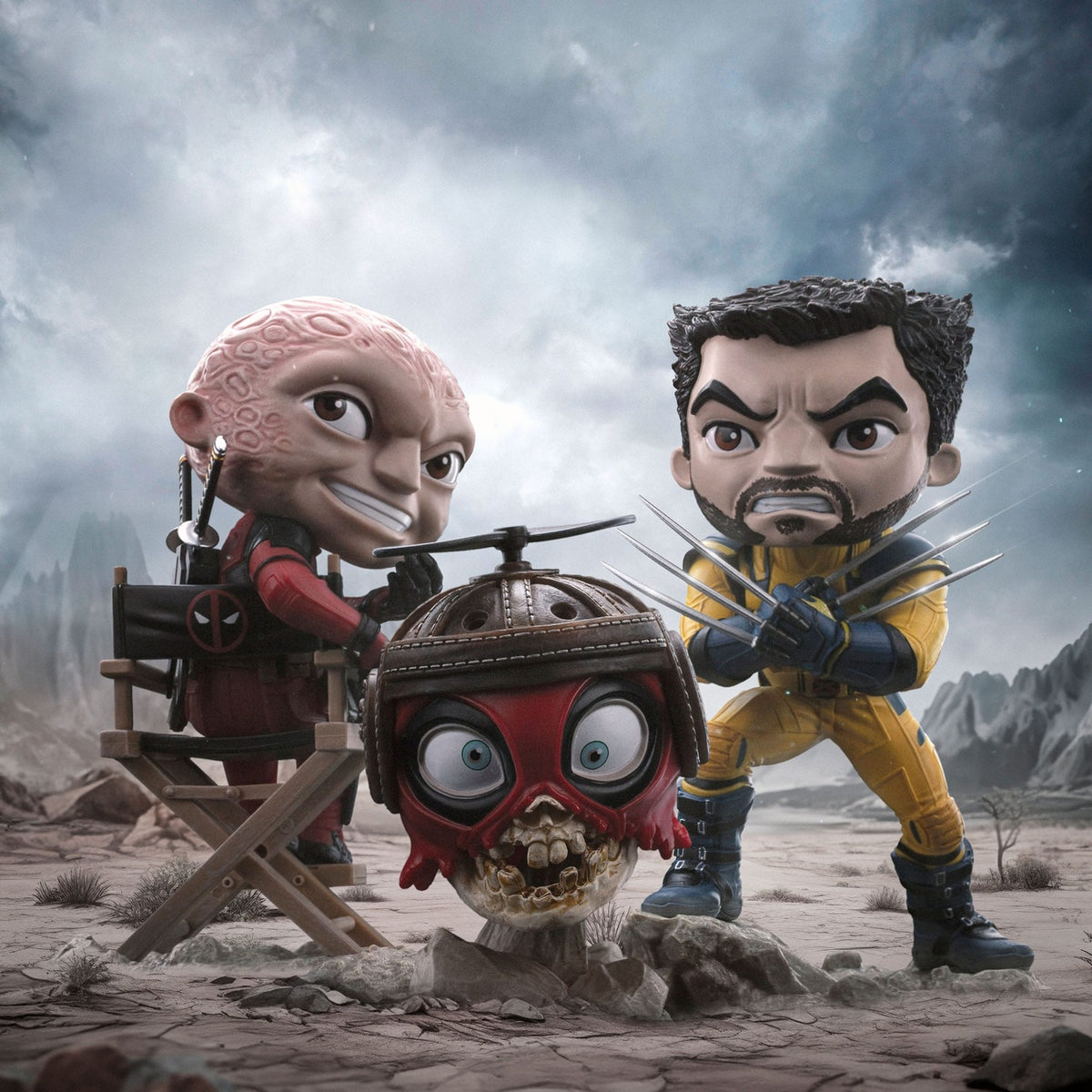Product image Deadpool & Wolverine Mini Co. PVC Figure Deadpool Unmasked 13 cm