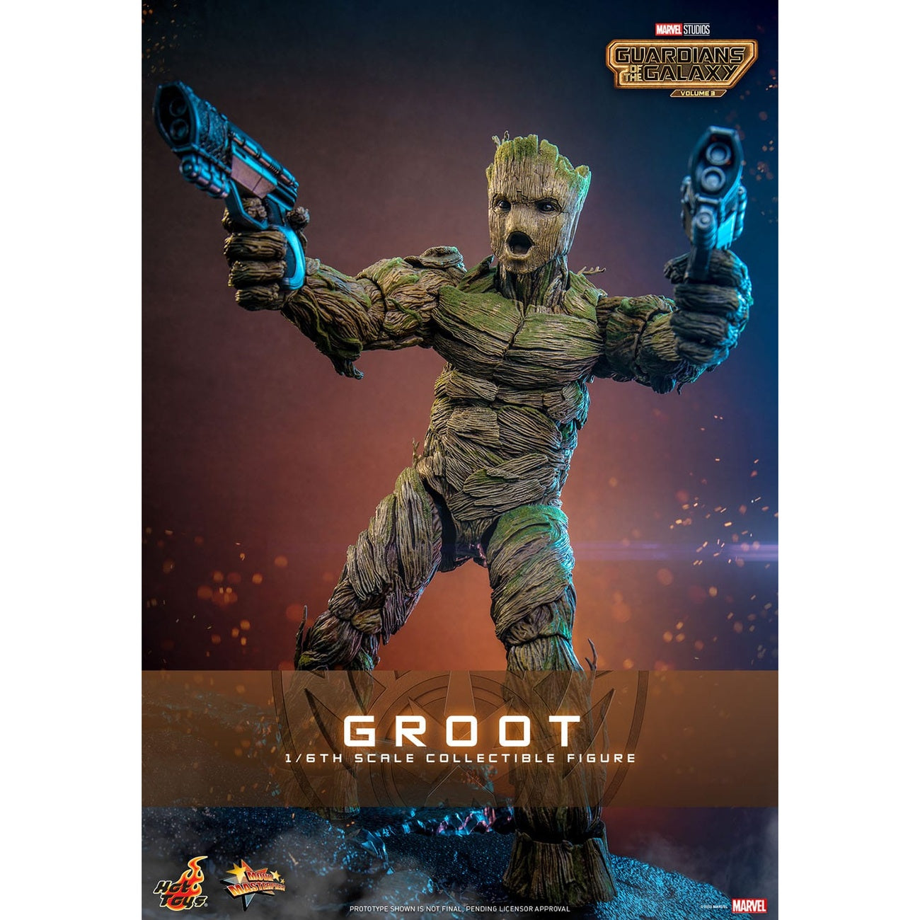 Product image Guardians of the Galaxy Vol. 3 Movie Masterpiece Action Figure 1/6 Groot 32 cm
