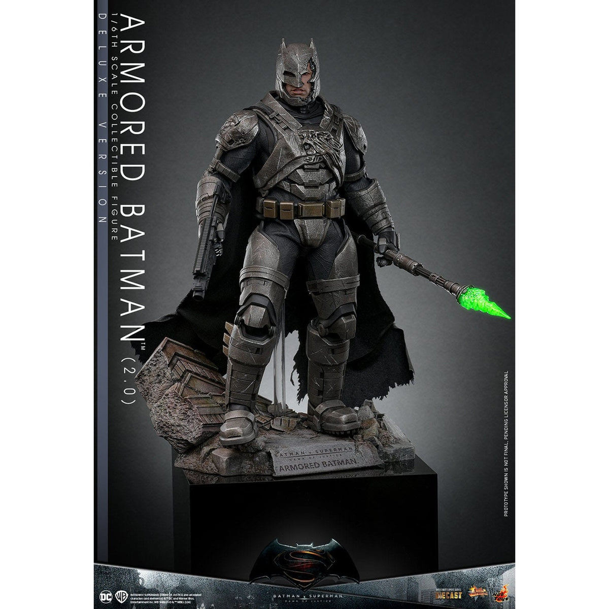 Product image Batman v Superman: Dawn of Justice Movie Masterpiece Action Figure 1/6 Armored Batman 2.0 (Deluxe Version) 33 cm