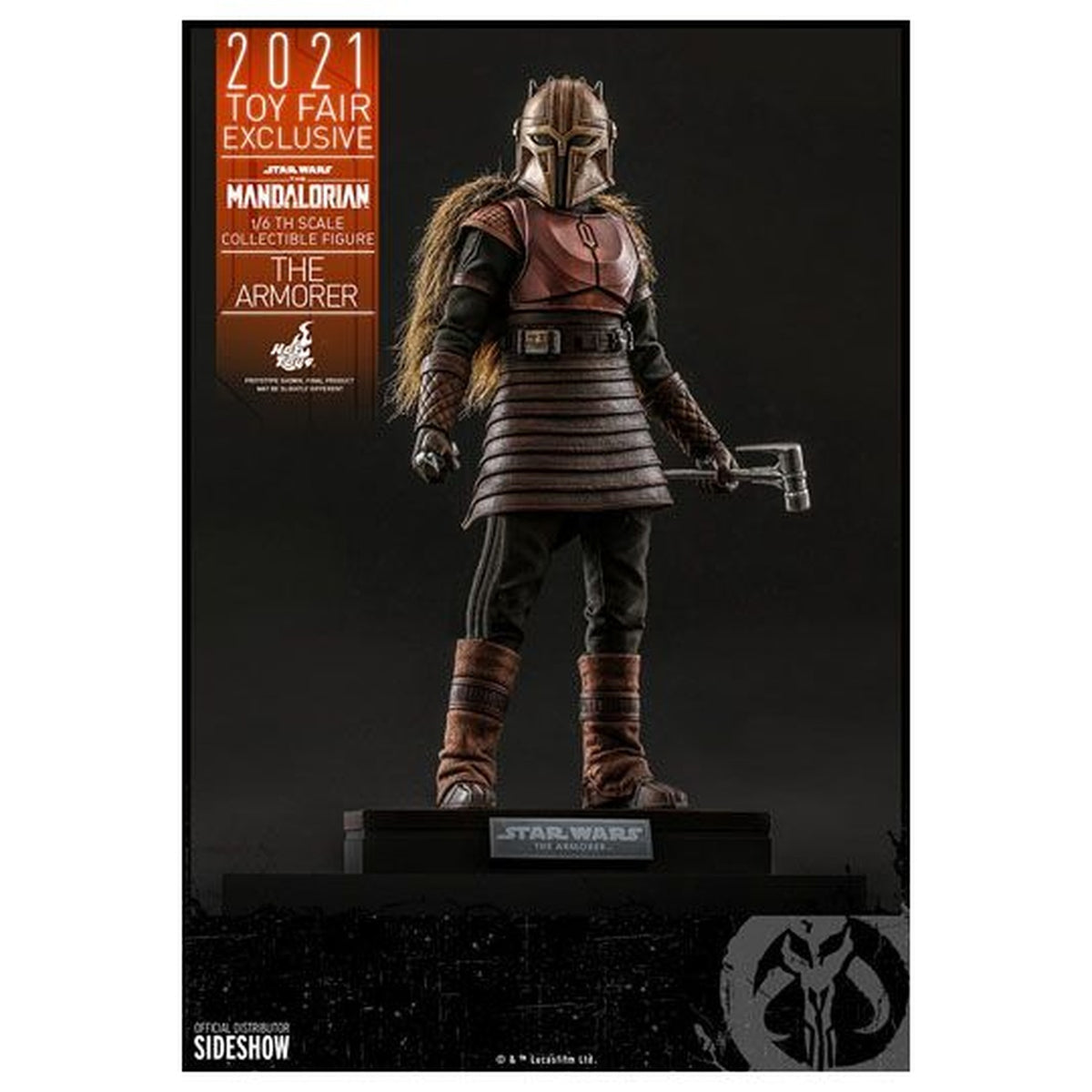 Product image Star Wars The Mandalorian Action Figure 1/6 The Armorer 2021 Toy Fair Exclusive 29 cm