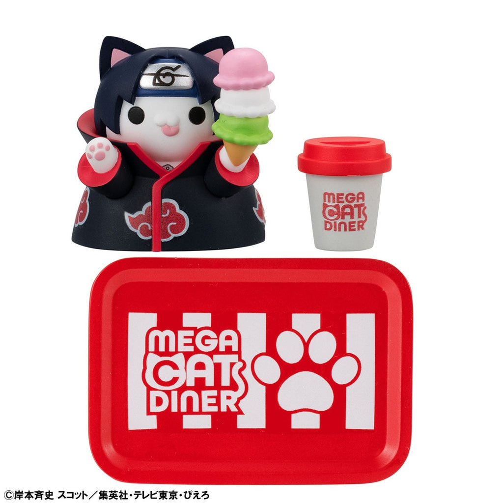 Product image Naruto Shippuden Mega Cat Project Nyaruto! Collectible Figures Mega Cat Diner 3 cm Assortment (6)