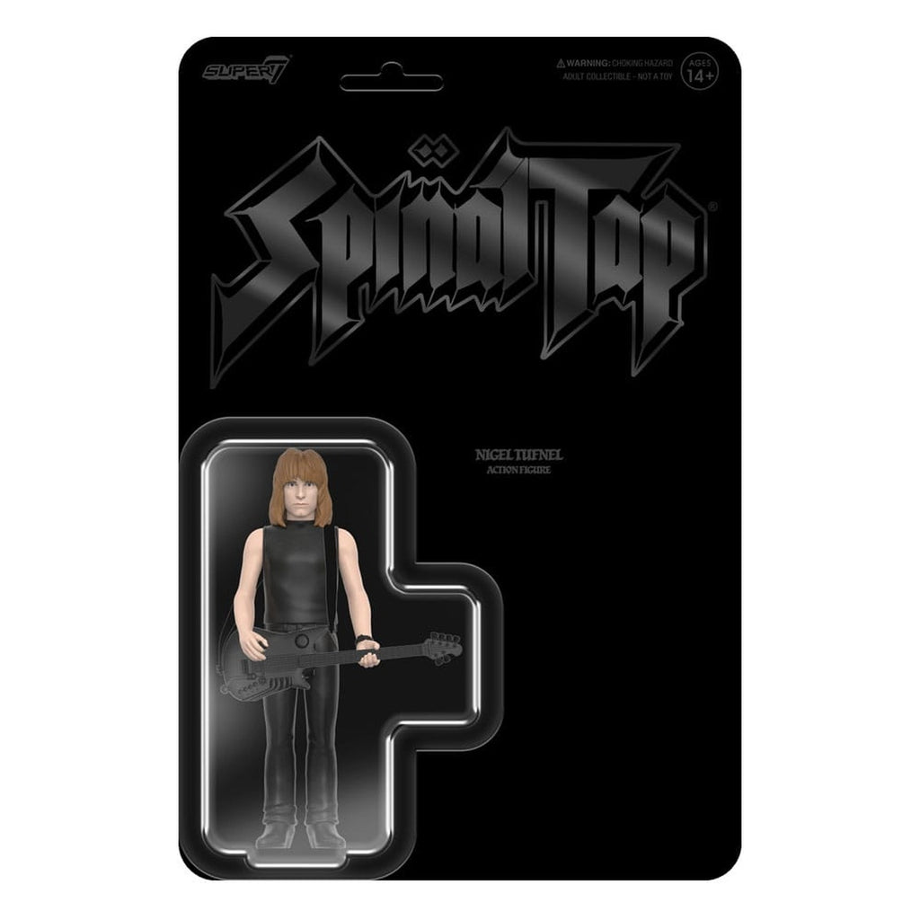 Product image Spinal Tap ReAction Action Figure Wave 02 Nigel Tufnel (None More Black) 10 cm