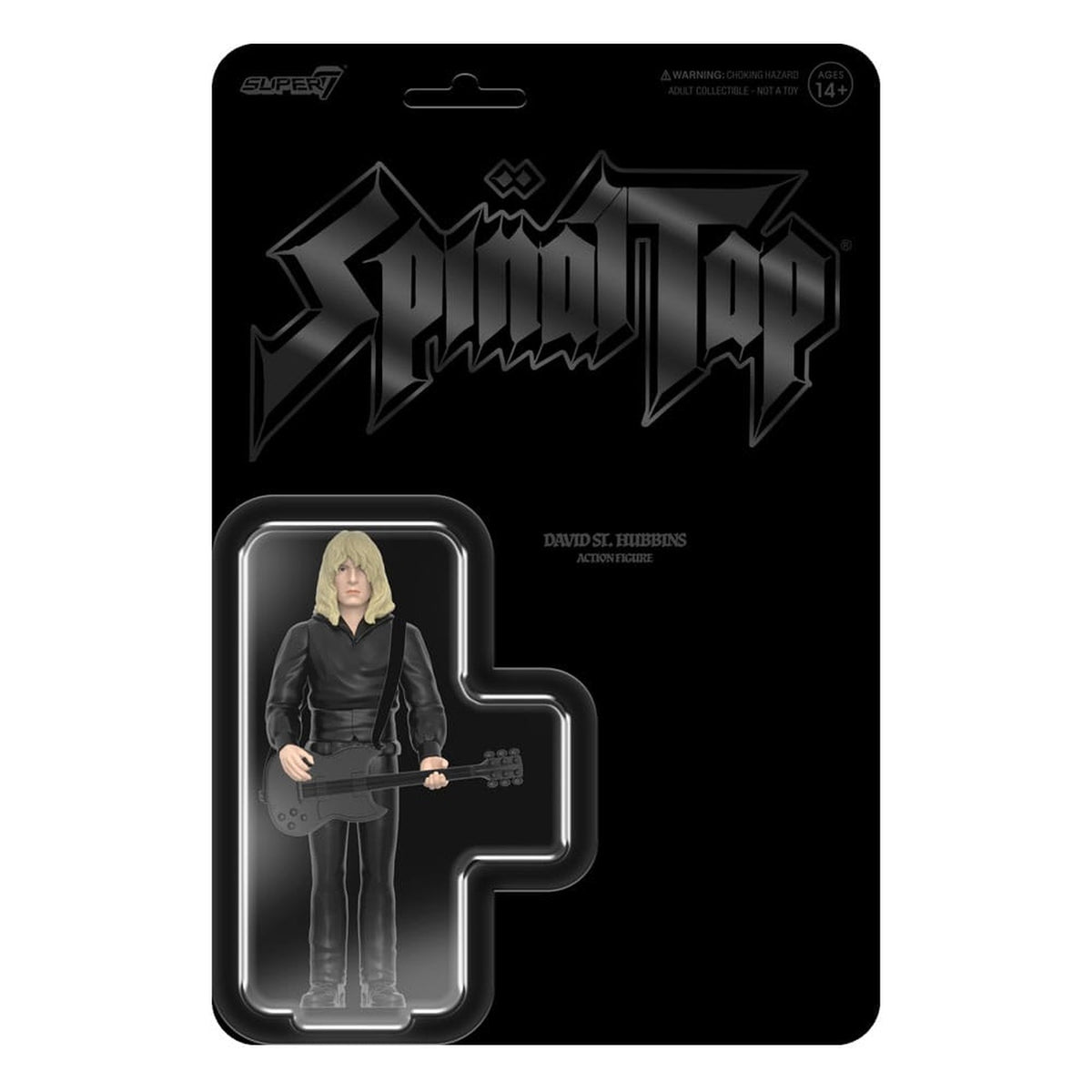 Product image Spinal Tap ReAction Action Figure Wave 02 David St. Hubbins (None More Black) 10 cm