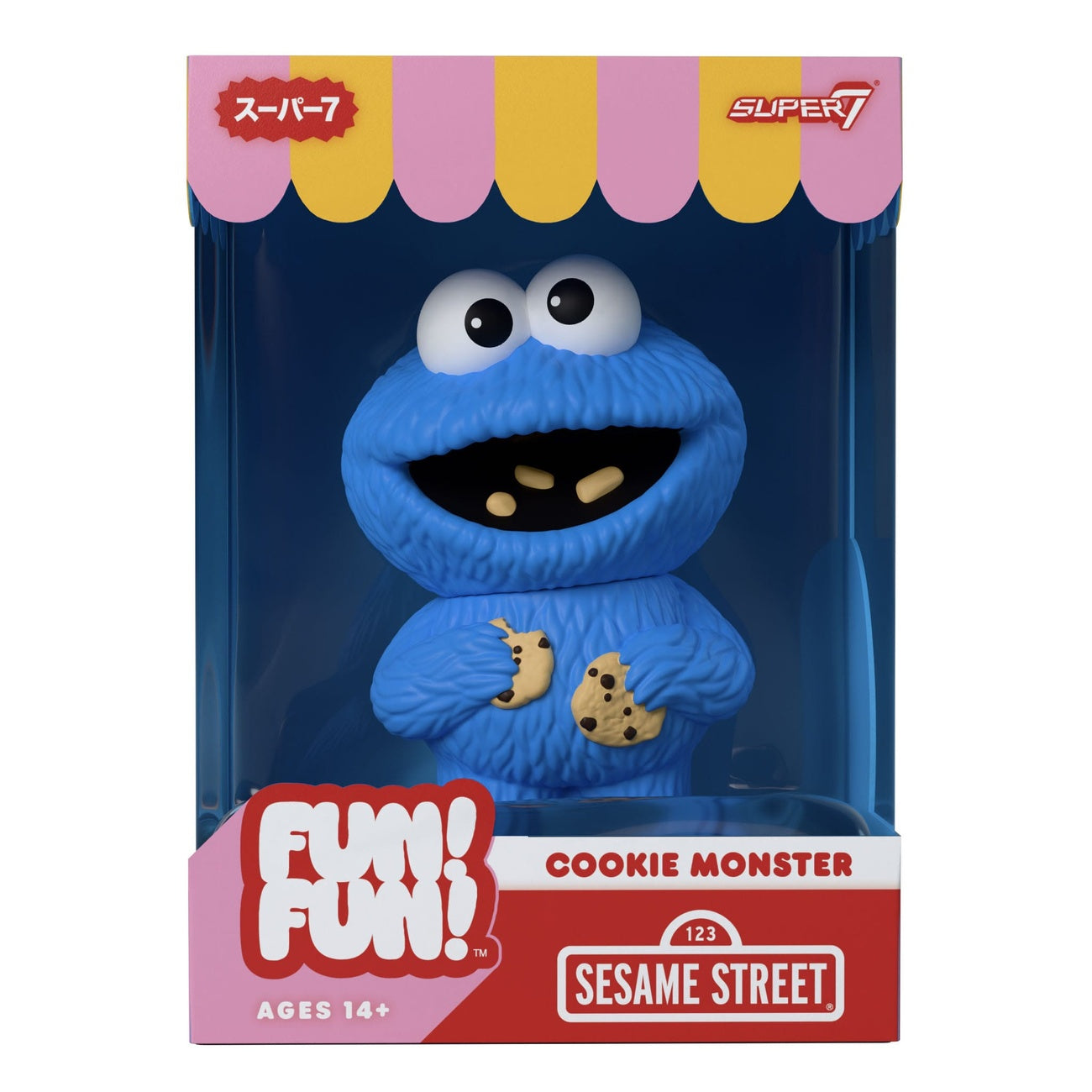 Product image Sesame Street FUN! FUN! Soft Vinyl Figure Wave 02 Cookie Monster 13 cm