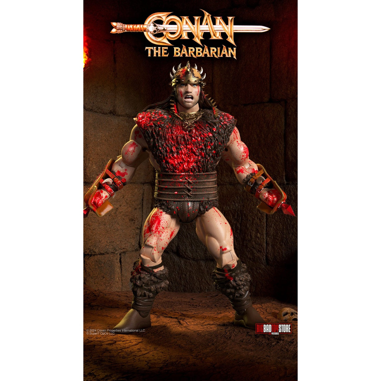 Product image Conan the Barbarian Ultimates Action Figure Conan Blood Soaked Pit Fighter 18 cm