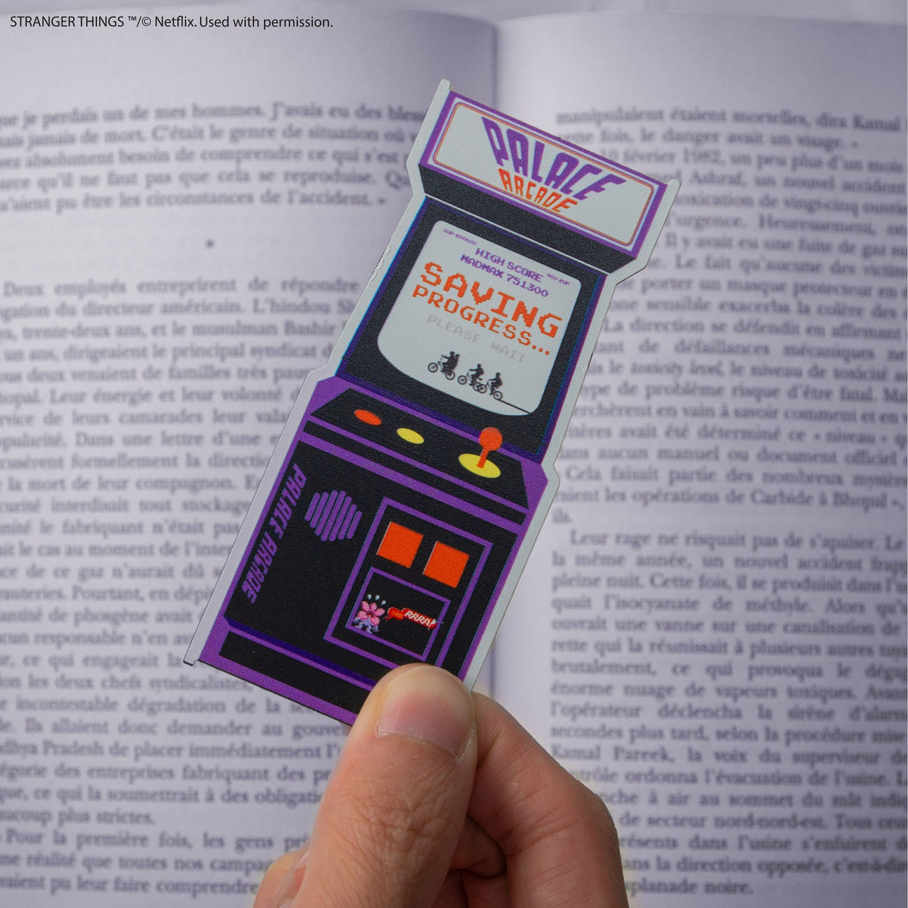 Product image Stranger Things Bookmark Arcade Metal