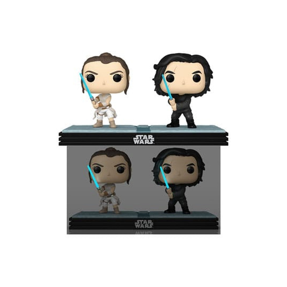 Product image Star Wars POP! Movie Moments Vinyl Bobble-Head Figure 2-Pack Kylo & Rey 9 cm
