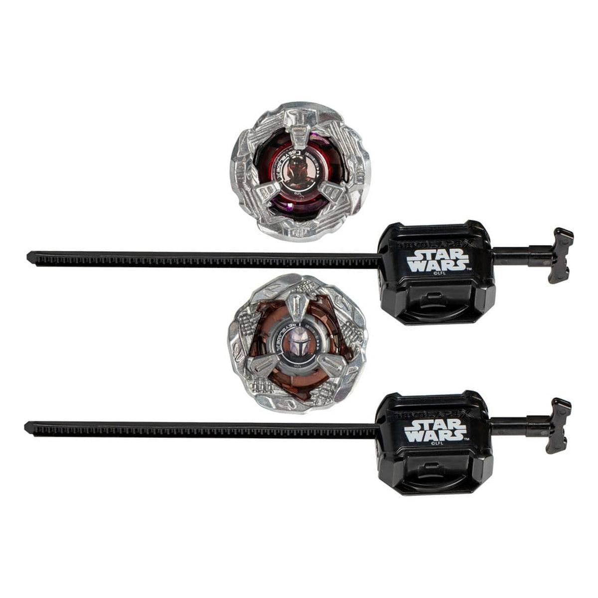 Product image Beyblade X and Star Wars Collab The Mandalorian 3-60F vs. Moff Gideon 3-80N