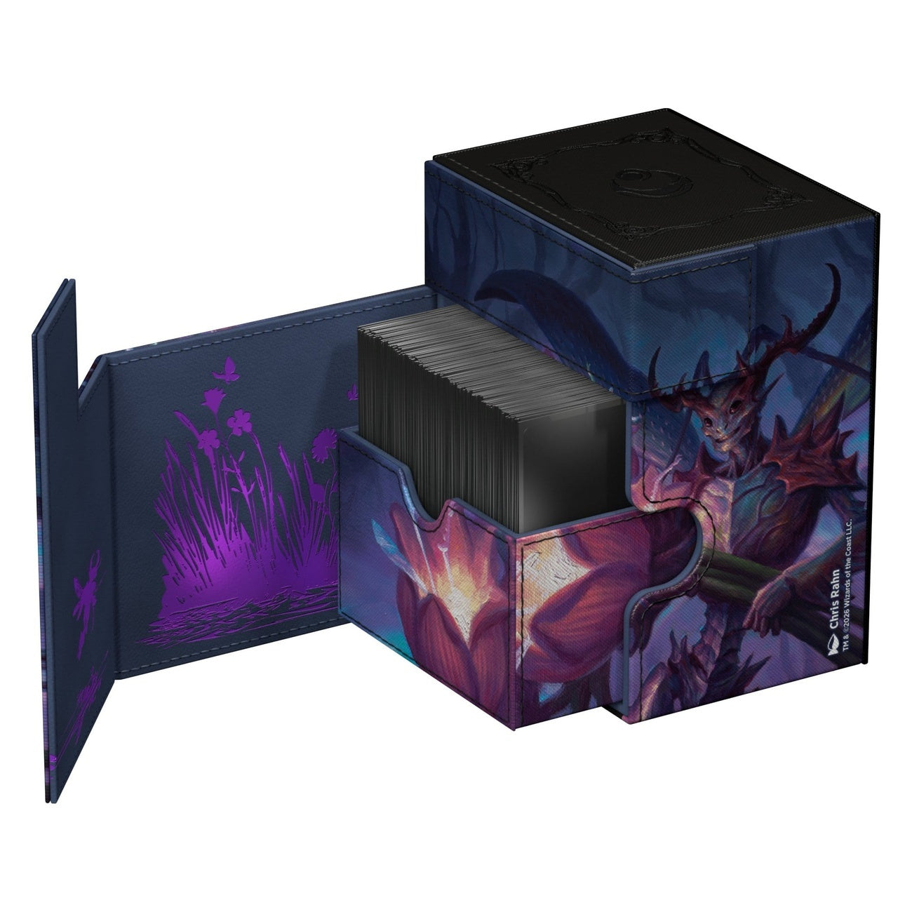 Product image Ultimate Guard Flip'n'Tray 133+ Xenoskin Magic: The Gathering "Lorwyn Eclipsed" - Bitterbloom Bearer