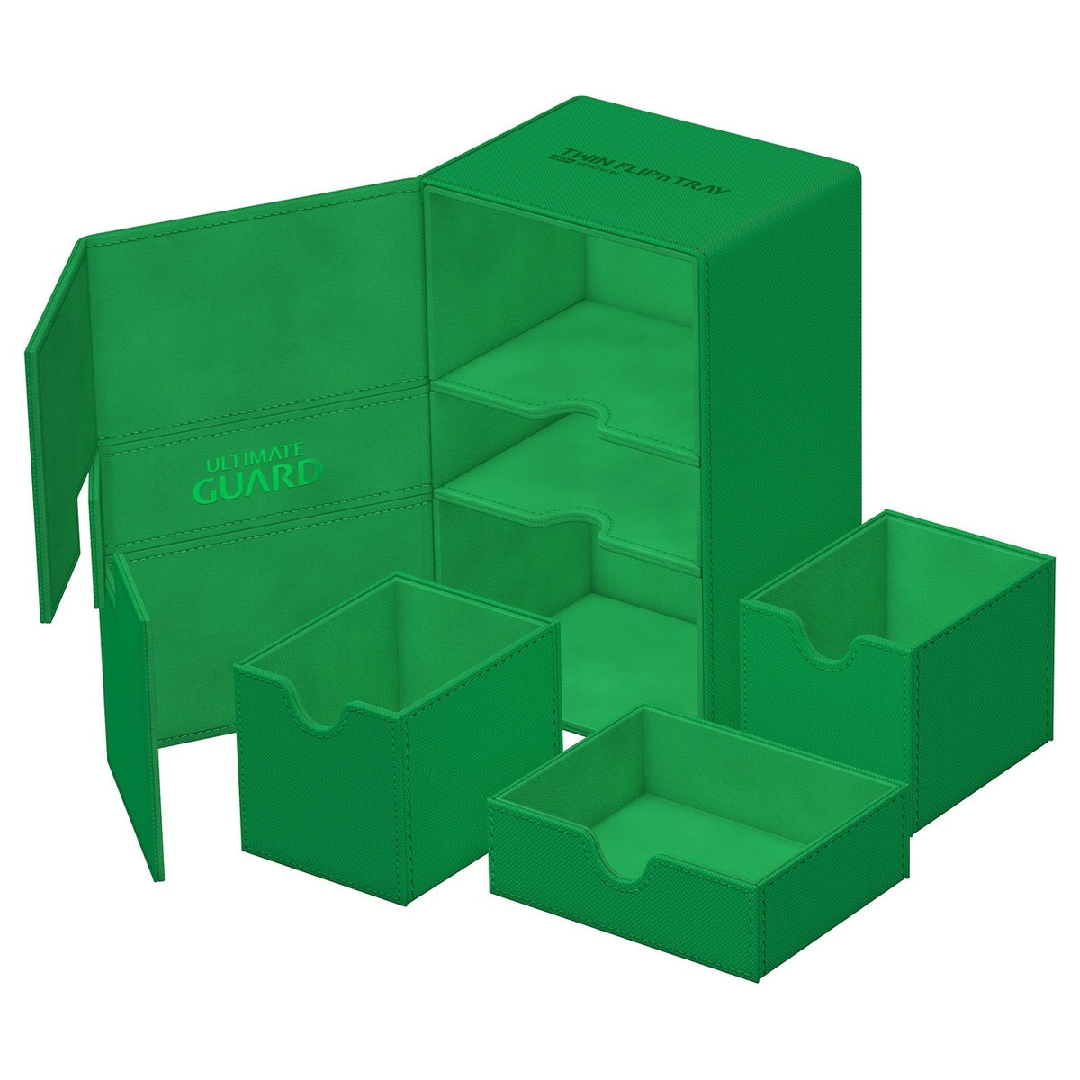 Product image Ultimate Guard Twin Flip'n'Tray 160+ Xenoskin – green