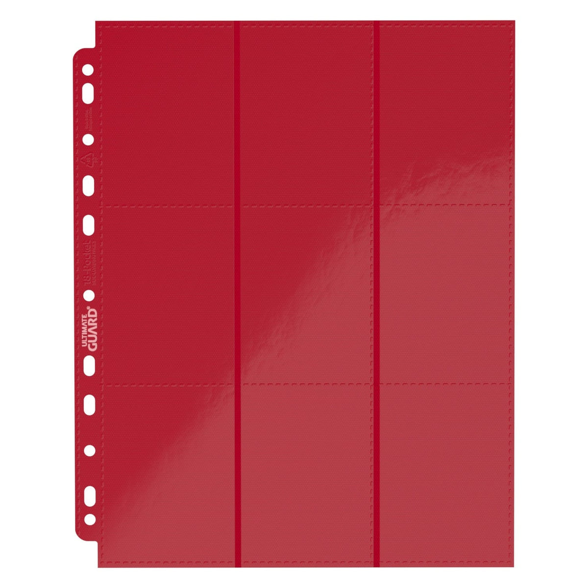 Product image Ultimate Guard 18-Pocket Pages Side-Loading (10) - Red