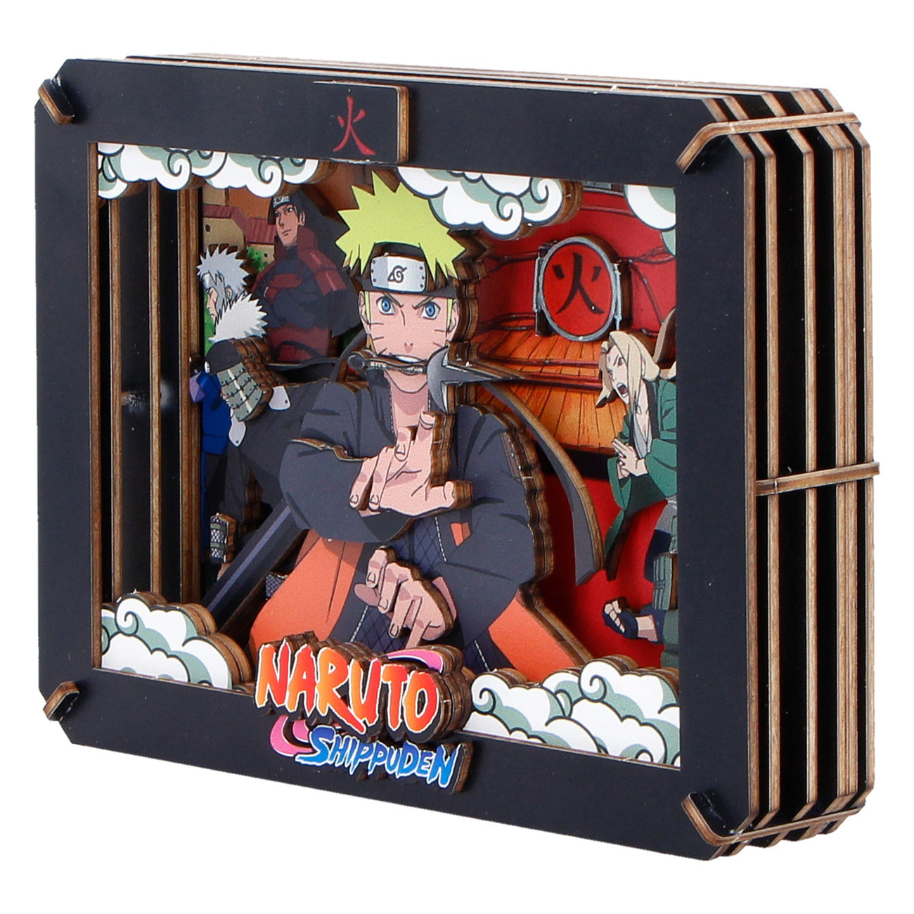 Naruto - Hokage Wooden Theatre 3D Photo Frame Model Kit Wood