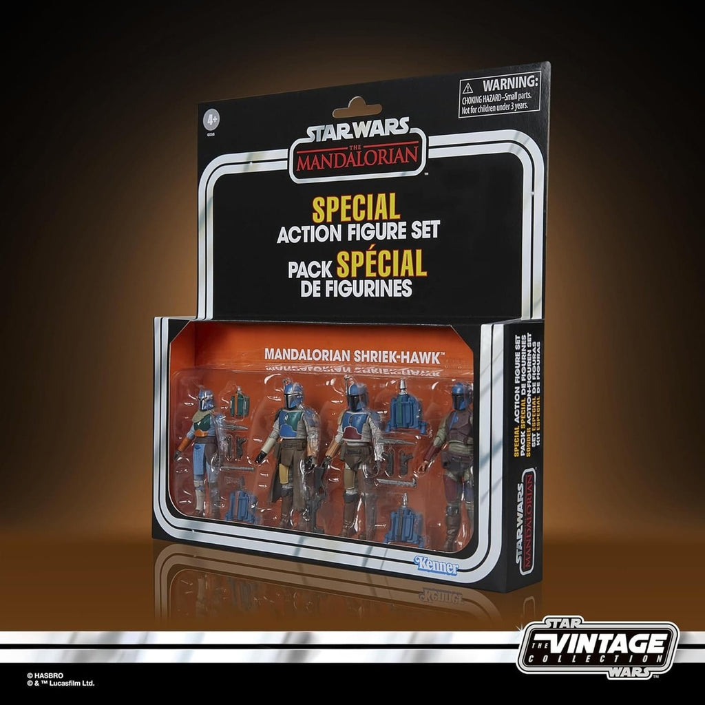 Product image Star Wars The Mandalorian Vintage Collection Action Figure 4-Pack Mandalorian Shriek-Hawk 10 cm