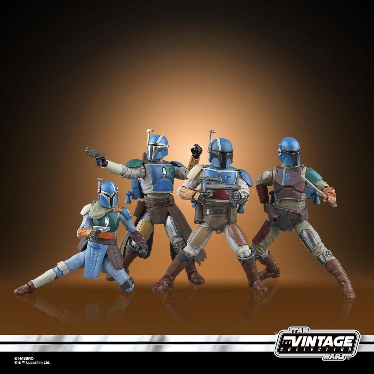 Product image Star Wars The Mandalorian Vintage Collection Action Figure 4-Pack Mandalorian Shriek-Hawk 10 cm