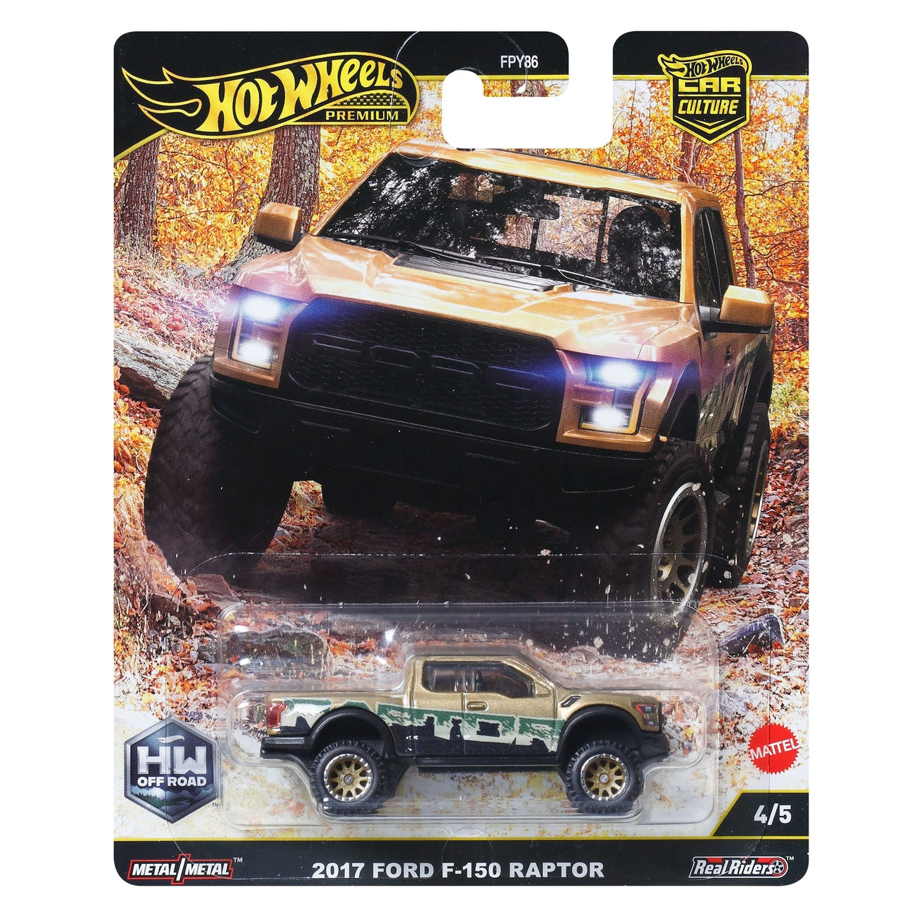 Hot Wheels Premium Car Culture Diecast Model Car 1/64 2017 Ford F