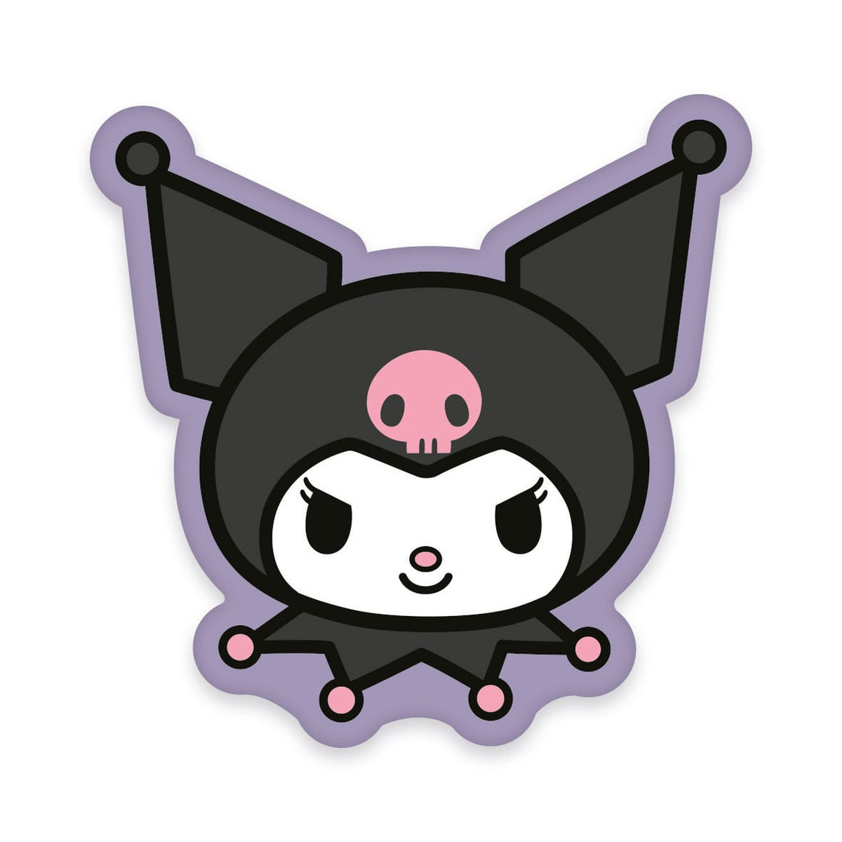 Product image Sanrio Decorative Cushion Kuromi Face 36 cm