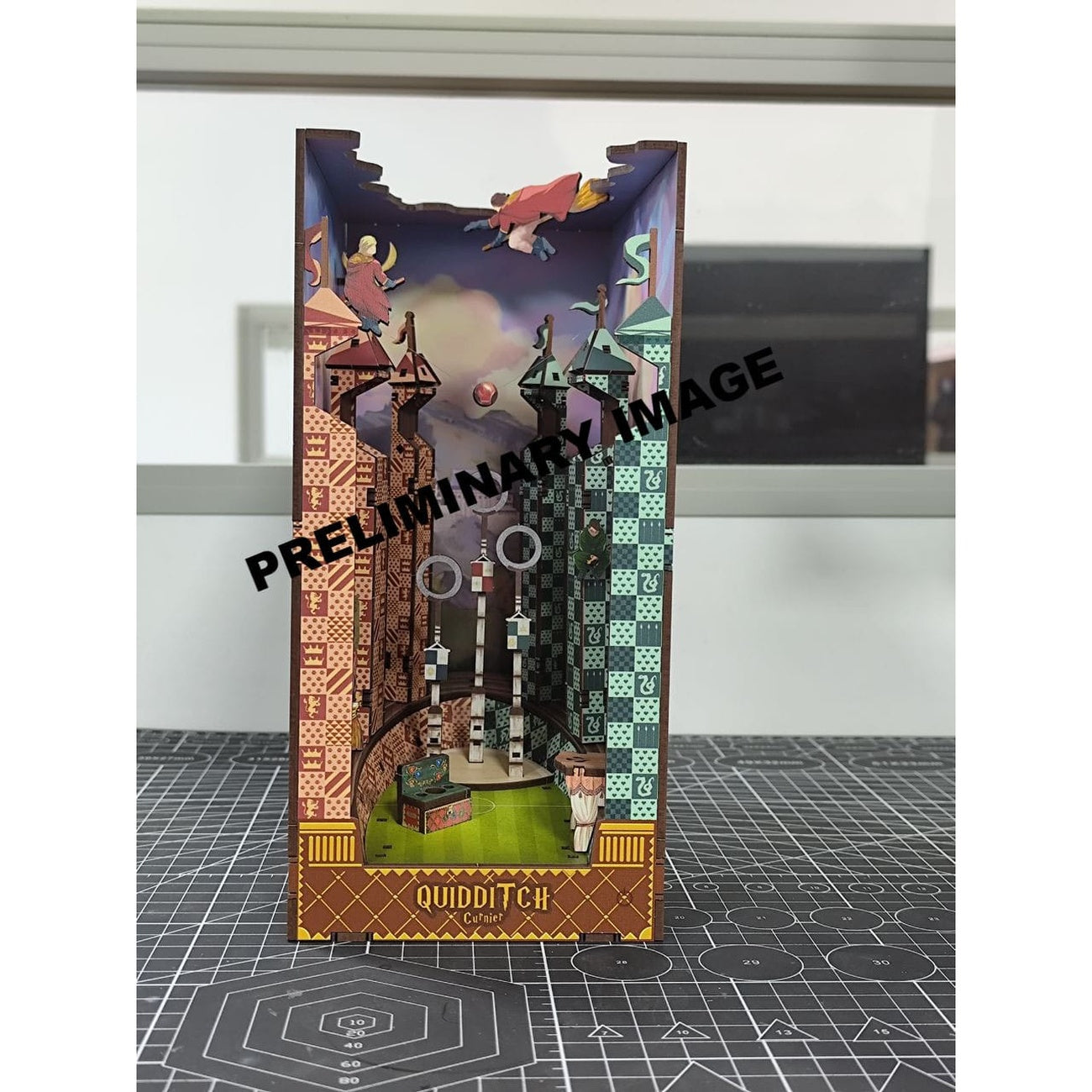 Product image Harry Potter Tiny Adventures Book Nook Mini Diorama Quidditch Pitch 23 cm