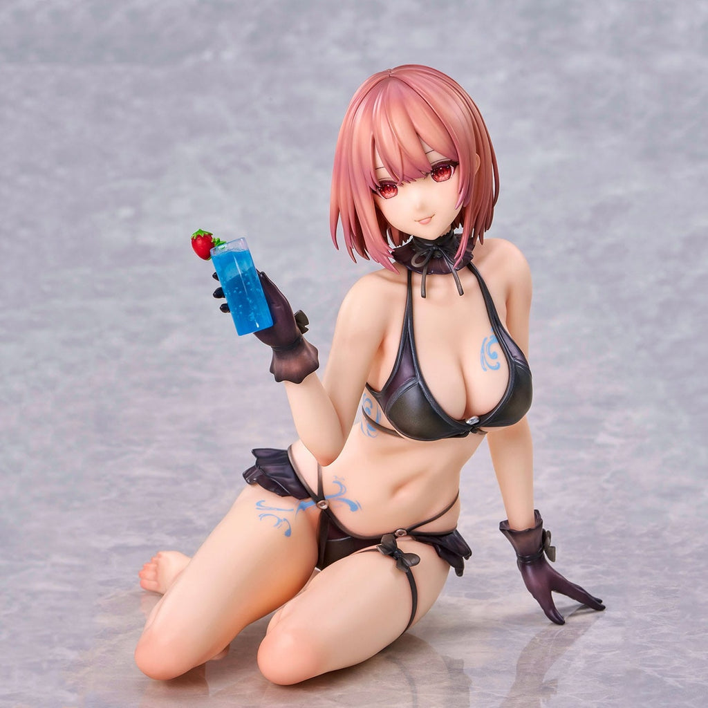 Product image Original Character PVC Statue necömi Illustration One more drink for the vacation 13 cm