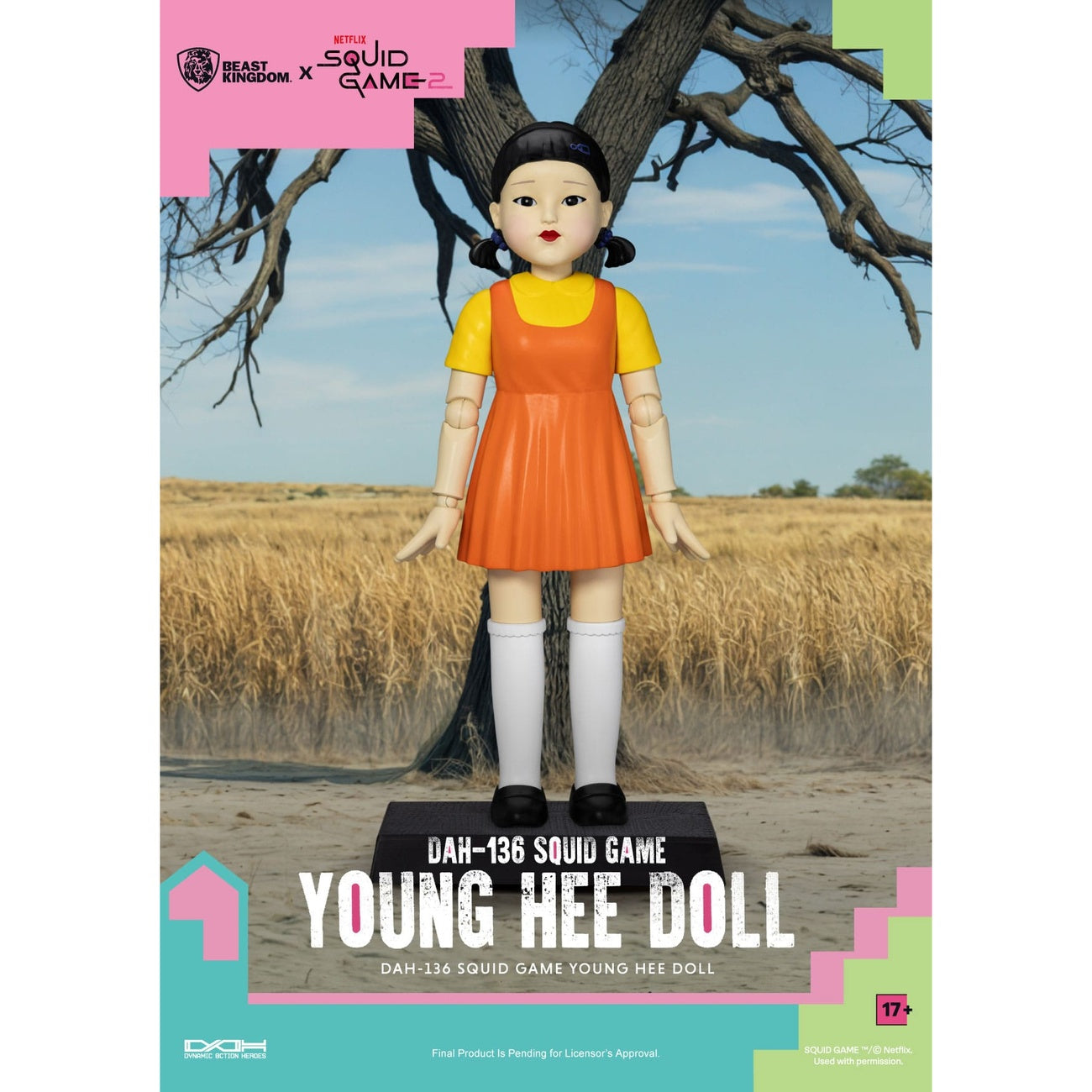 Squid Game action figure with sound Young Hee Doll 30 cm – Elbenwald