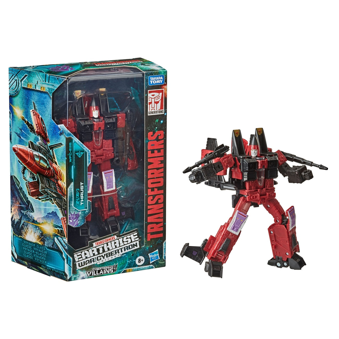 Product image Transformers Generations War for Cybertron: Earthrise Voyager Class Action Figure Thrust 18 cm